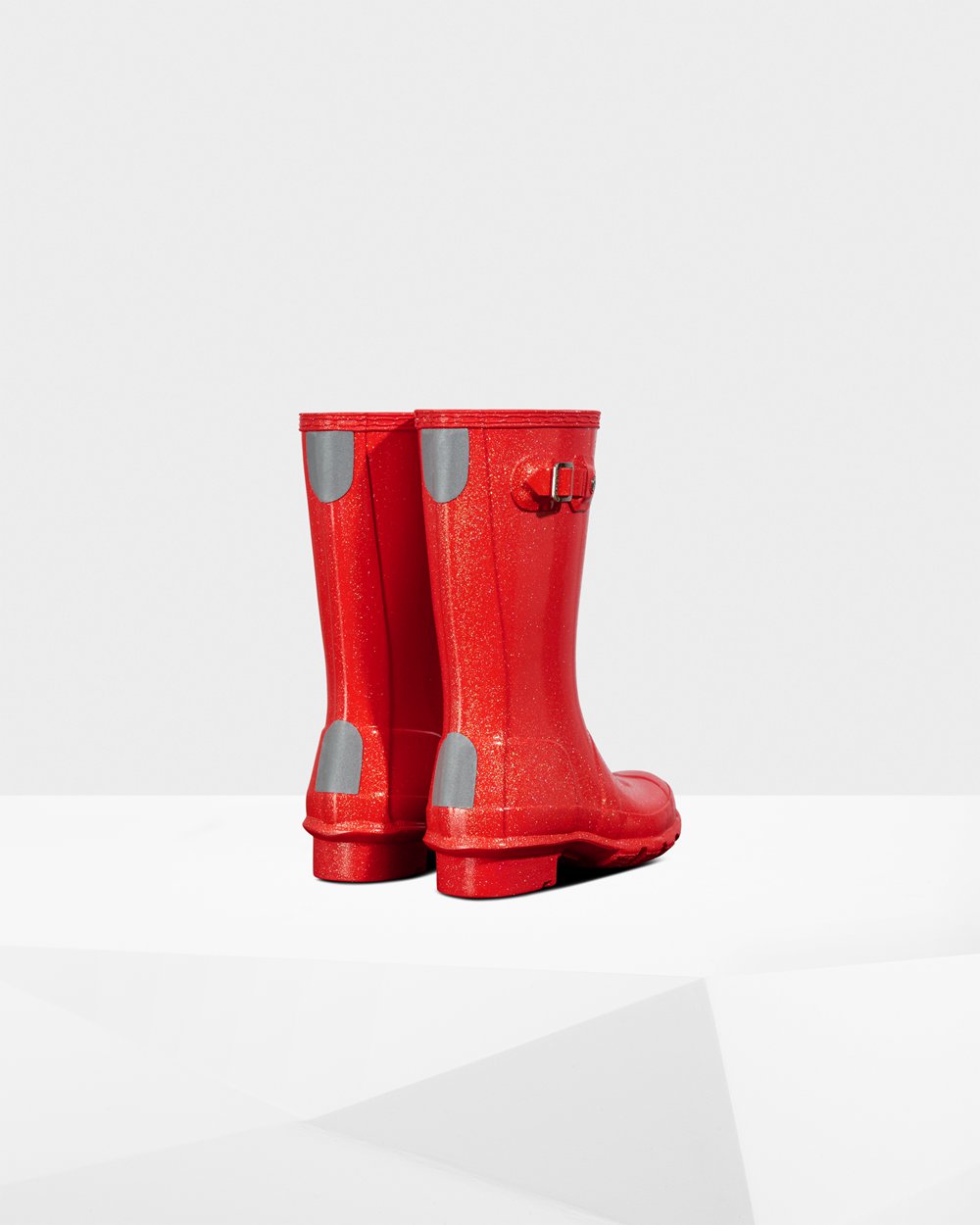 Hunter Original Big Starcloud Rain Boots - Shop Online Kids Orange Red - RXHKID935